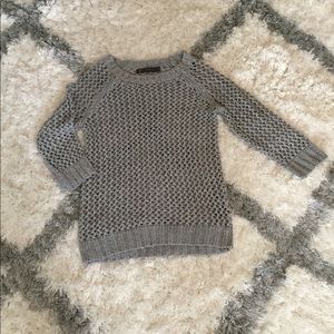 Grey see-through sweater/shirt